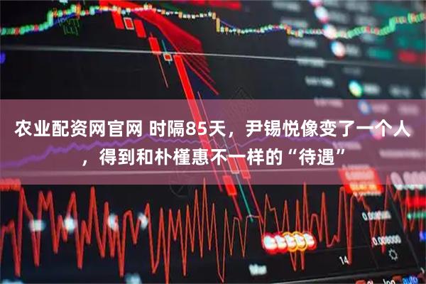 农业配资网官网 时隔85天，尹锡悦像变了一个人，得到和朴槿惠不一样的“待遇”